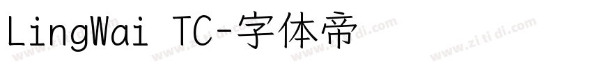 LingWai TC字体转换